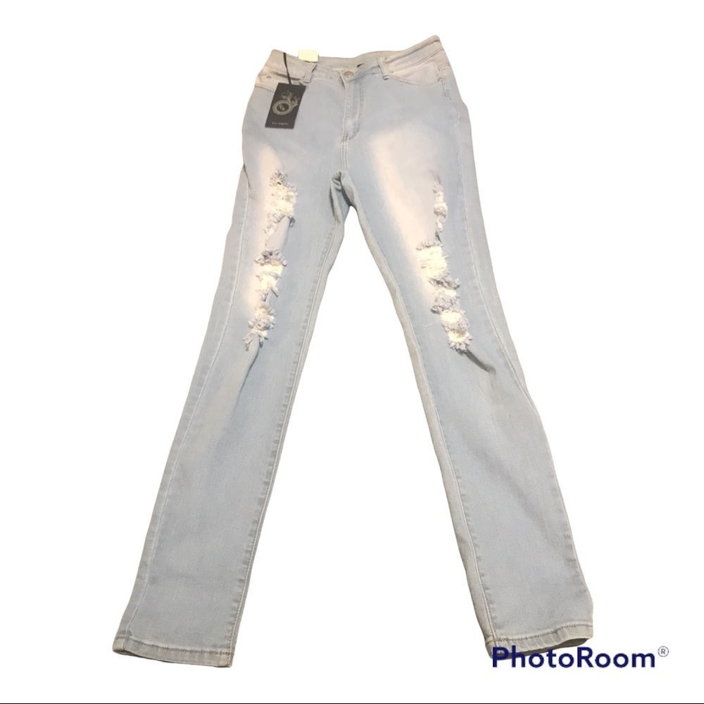Fashion Nova BOBS Jeans distressed NWT Sz  1x